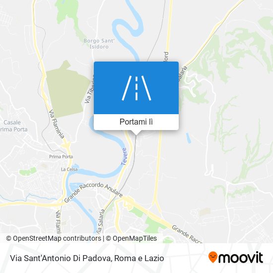 Mappa Via Sant'Antonio Di Padova