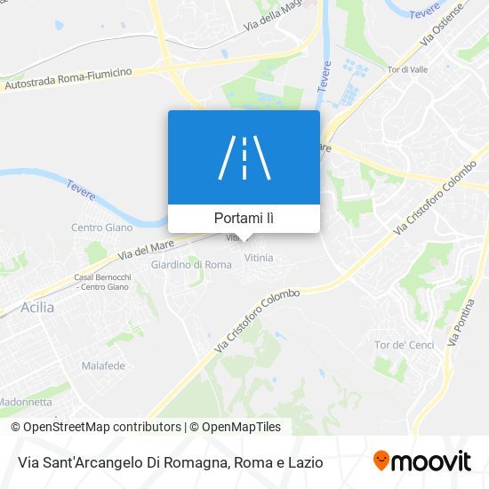 Mappa Via Sant'Arcangelo Di Romagna