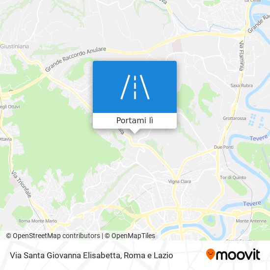 Mappa Via Santa Giovanna Elisabetta