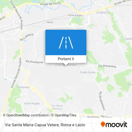 Mappa Via Santa Maria Capua Vetere