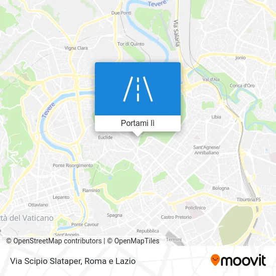 Mappa Via Scipio Slataper