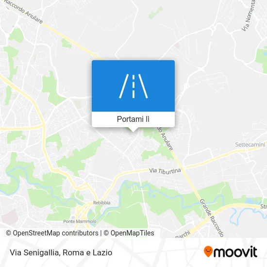 Mappa Via Senigallia