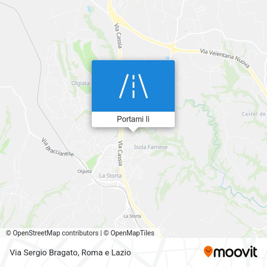 Mappa Via Sergio Bragato