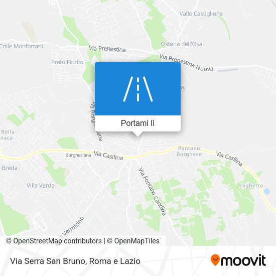 Mappa Via Serra San Bruno