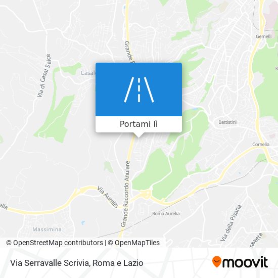 Mappa Via Serravalle Scrivia