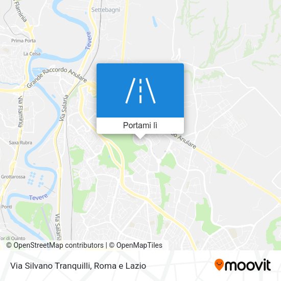 Mappa Via Silvano Tranquilli