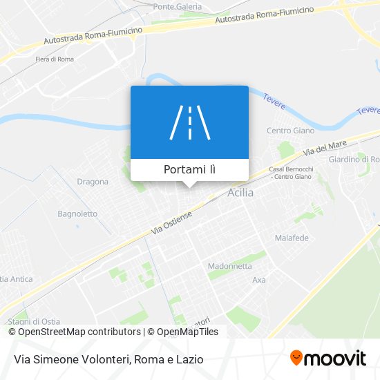 Mappa Via Simeone Volonteri