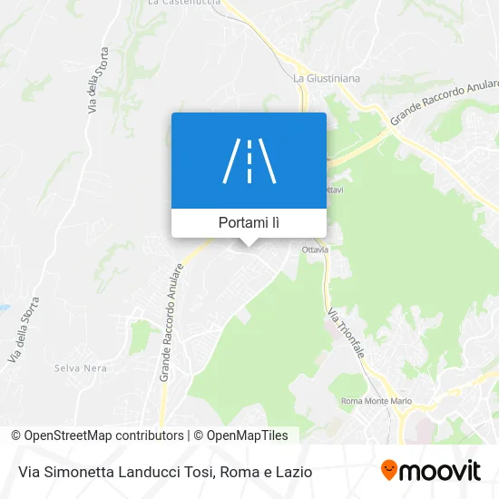 Mappa Via Simonetta Landucci Tosi