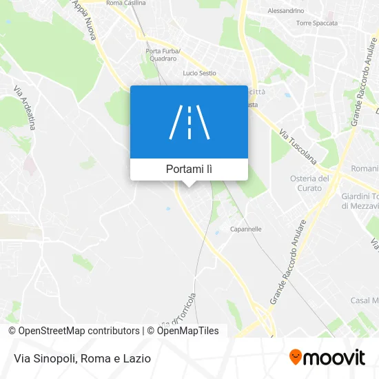 Mappa Via Sinopoli