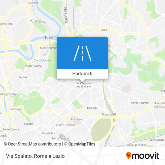 Mappa Via Spalato