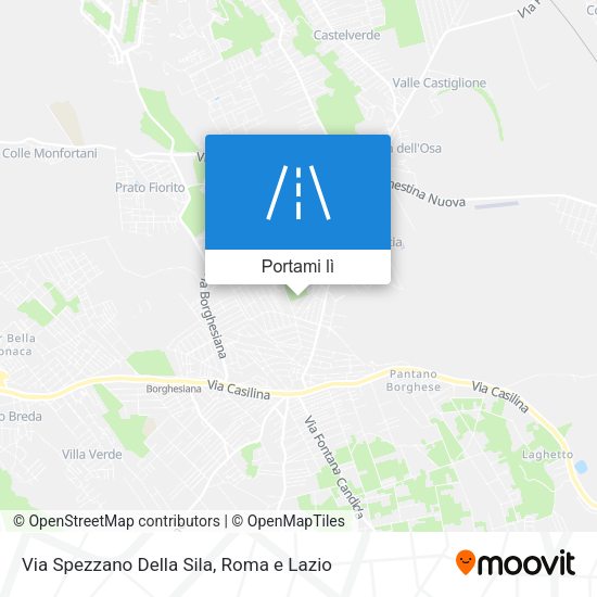 Mappa Via Spezzano Della Sila