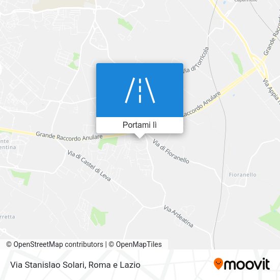 Mappa Via Stanislao Solari
