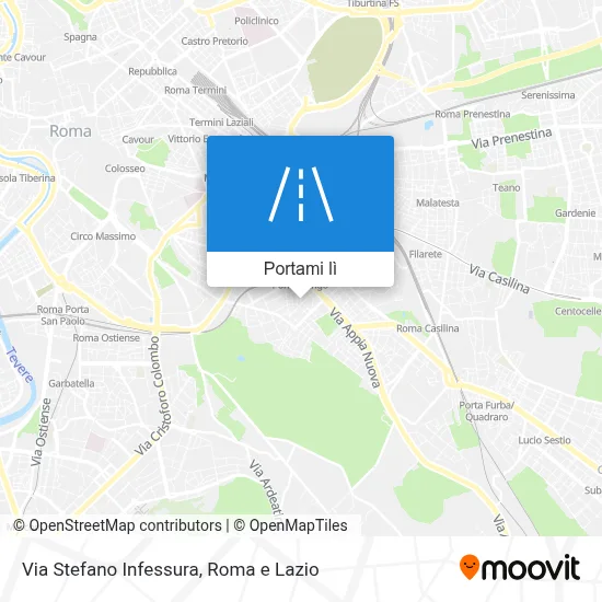 Mappa Via Stefano Infessura