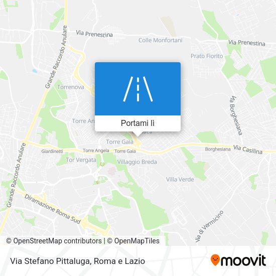 Mappa Via Stefano Pittaluga