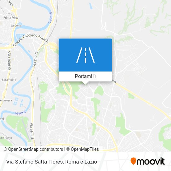 Mappa Via Stefano Satta Flores