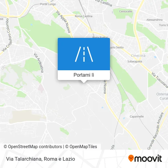 Mappa Via Talarchiana