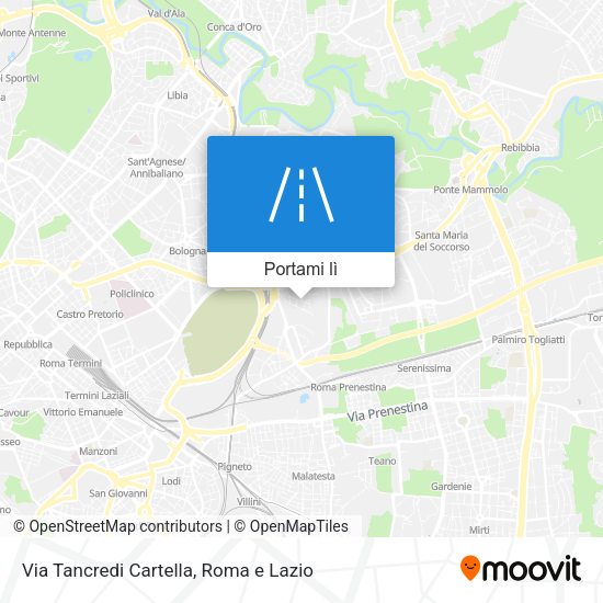Mappa Via Tancredi Cartella