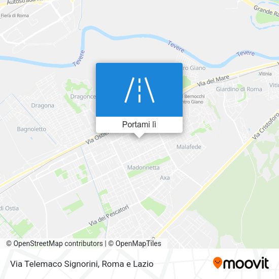 Mappa Via Telemaco Signorini