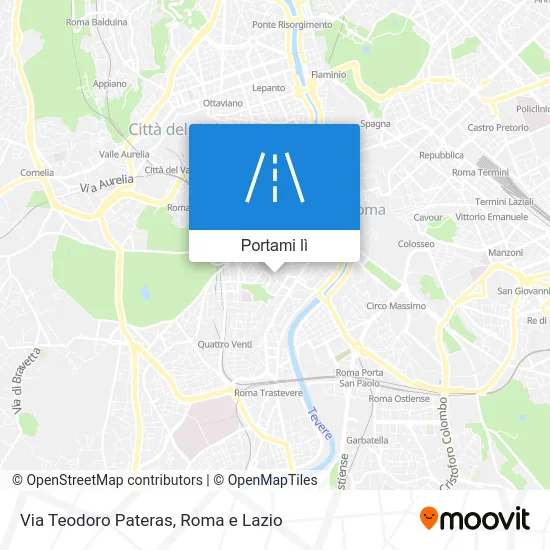 Mappa Via Teodoro Pateras
