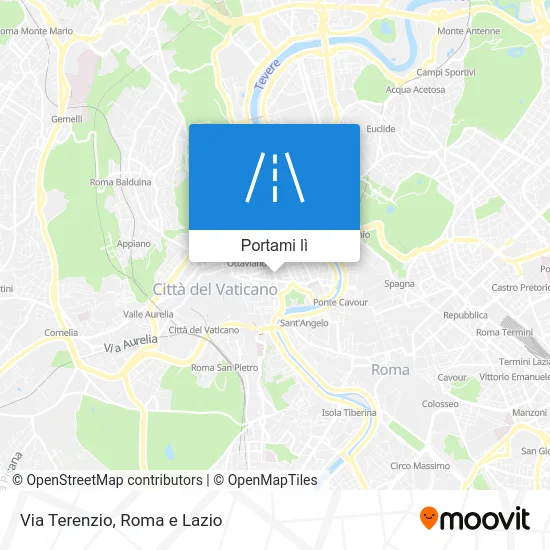 Mappa Via Terenzio