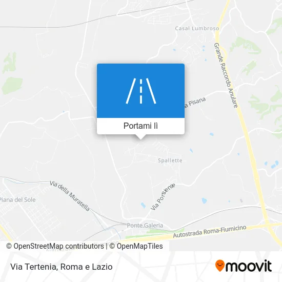 Mappa Via Tertenia