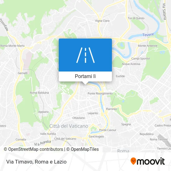Mappa Via Timavo