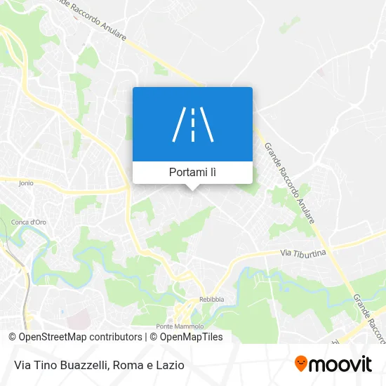 Mappa Via Tino Buazzelli