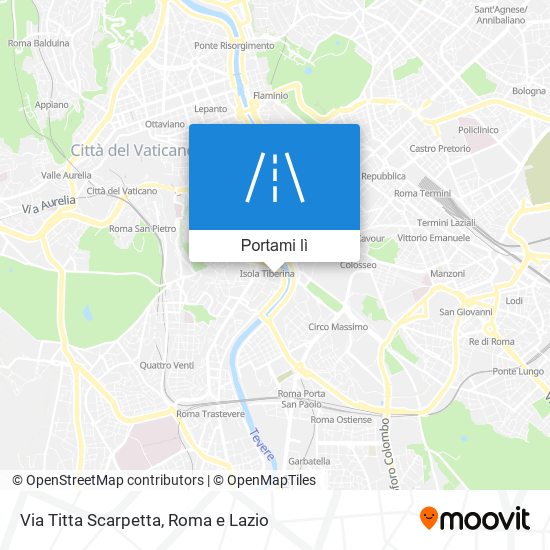 Mappa Via Titta Scarpetta