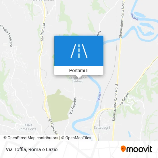 Mappa Via Toffia