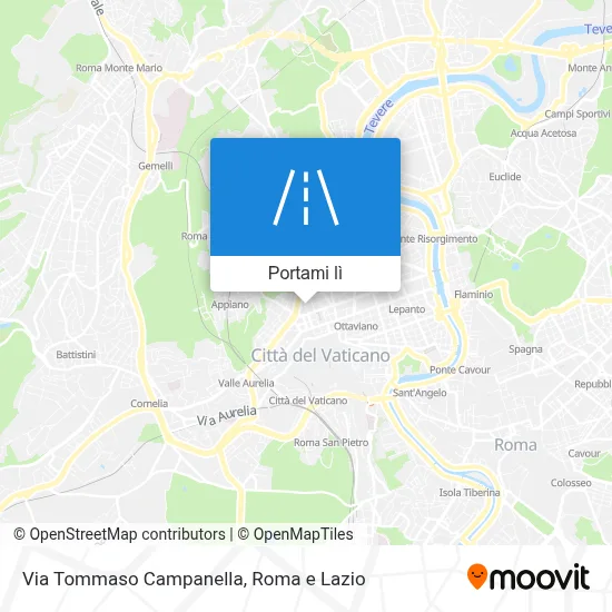 Mappa Via Tommaso Campanella