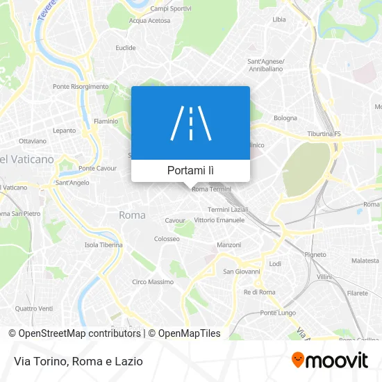Mappa Via Torino