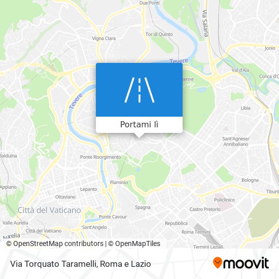 Mappa Via Torquato Taramelli