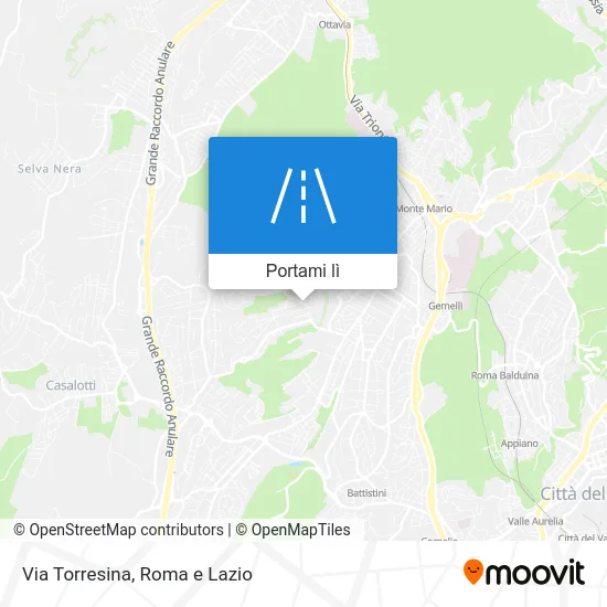 Mappa Via Torresina