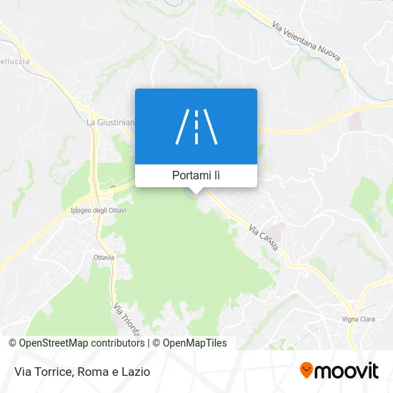 Mappa Via Torrice