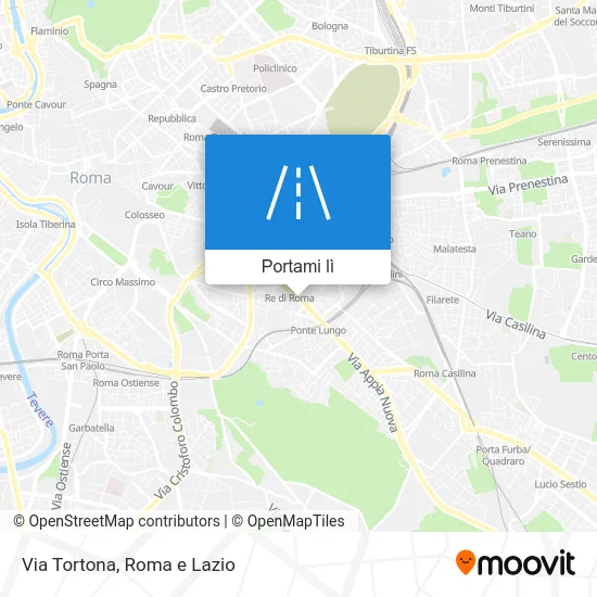 Mappa Via Tortona