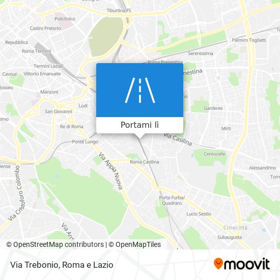 Mappa Via Trebonio