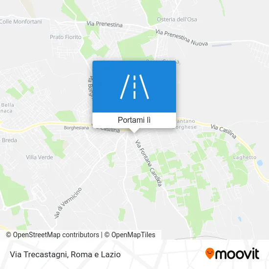 Mappa Via Trecastagni