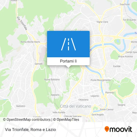 Mappa Via Trionfale