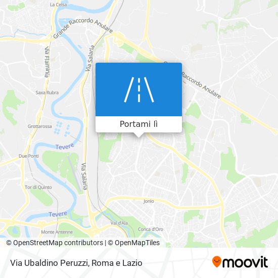 Mappa Via Ubaldino Peruzzi