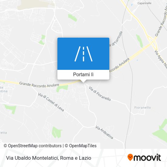Mappa Via Ubaldo Montelatici