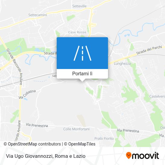 Mappa Via Ugo Giovannozzi