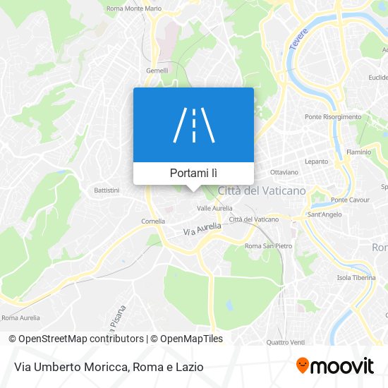 Mappa Via Umberto Moricca