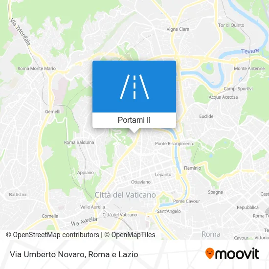 Mappa Via Umberto Novaro