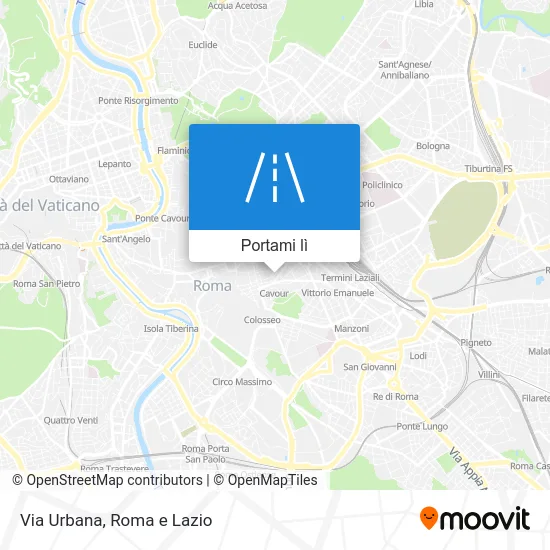Mappa Via Urbana