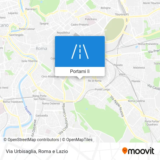 Mappa Via Urbisaglia