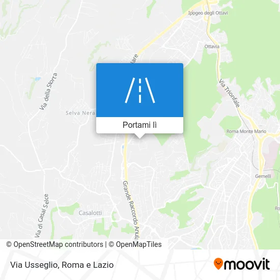 Mappa Via Usseglio