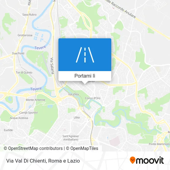 Mappa Via Val Di Chienti