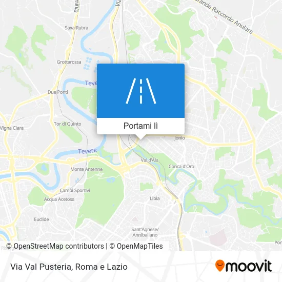 Mappa Via Val Pusteria