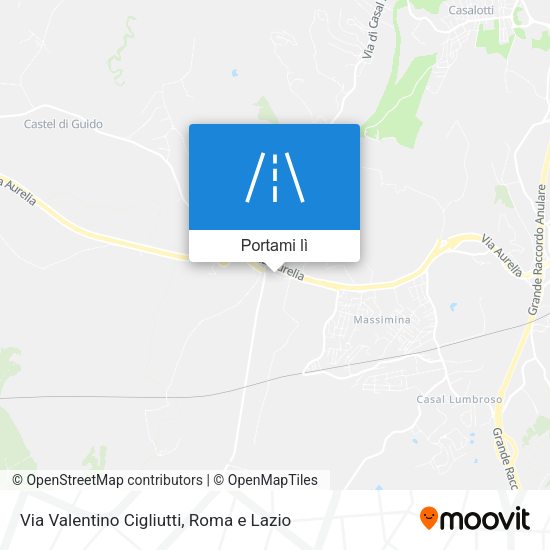 Mappa Via Valentino Cigliutti