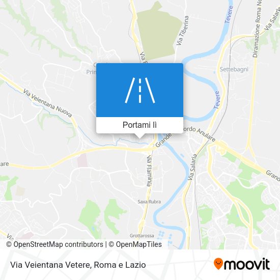 Mappa Via Veientana Vetere